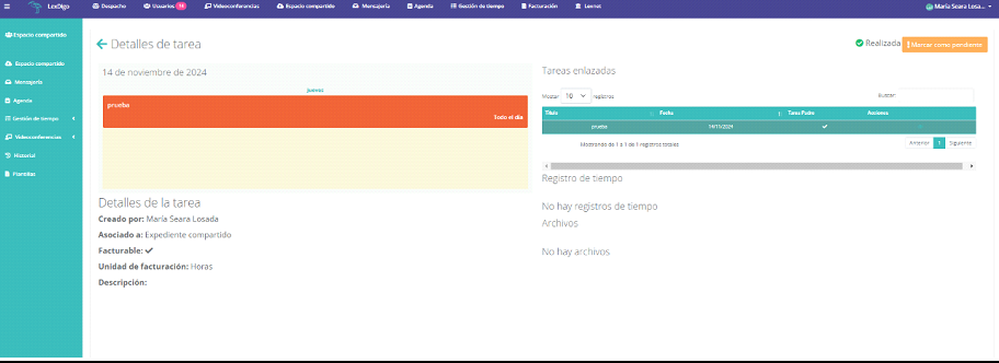 Manual de gestión de tareas